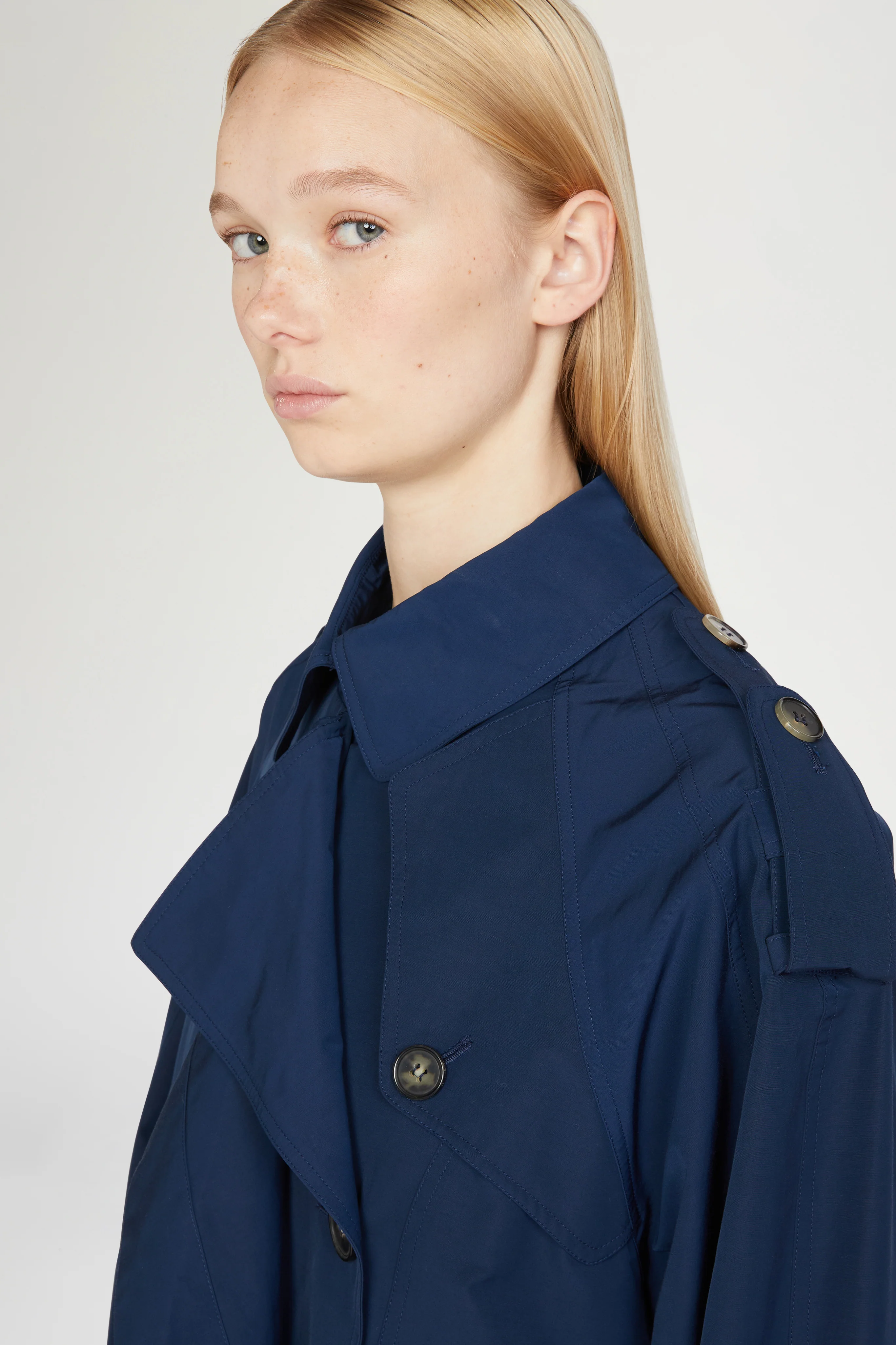 Trench Coat Blue - Image 5